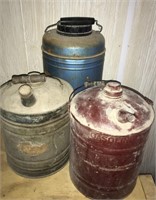 (3) vintage canisters