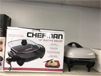(2) electric skillets