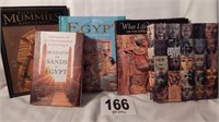 ASSORTED BOOKS ABOUT EGYPT