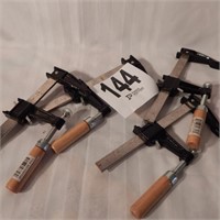 SET OF 4 WOOD WORKING CLAMPS