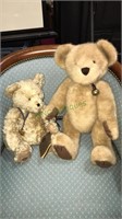Two large Boyds Bears, jointed, the largest one