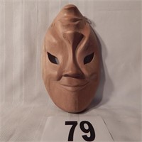 CARVED WOOD MASK 10"