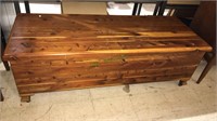 Caswell Runyon cedar blanket chest, made in