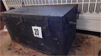 OLD TRAVEL TRUNK 16X30X17