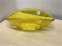 Hot Glass Banana Yellow Glass Dish