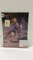 GRANT FUHR HAND SIGNED PAGE APPROX 8'' X 10''