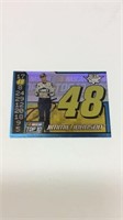 NASCAR DRIVER JIMMIE JOHNSON SIGNED TRADING CARD