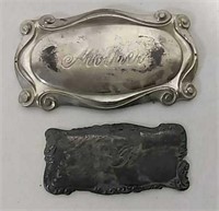 "Mother" and "At Rest" plaques