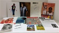 15 AUTOGRAPHED ITEMS
