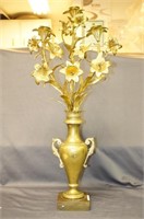 Brass flower arrangement