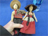 2 handmade dolls