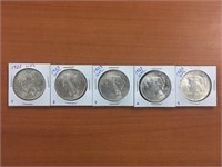 1923 Uncirculated Silver Peace Dollars
