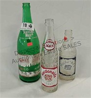 MACDONALD Soda Bottles x3