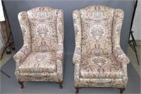 Pair of Highback Wing Chairs
