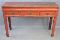 Painted Chinese Console Table