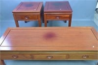 Chinese Form Coffee and End Table Set
