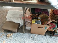 Items located underneath table miscellaneous