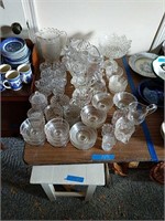 Clear pattern glass as shown