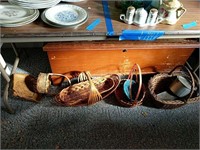 Baskets And Pam's Located Under Table Cedar