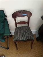 Mahogany Empire side chair