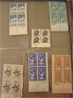 Collection Of 4 Plate Stamps