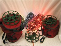 Multiple Christmas Light Sets & Storage Spools