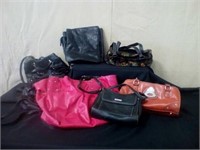 Lot of 9 purses