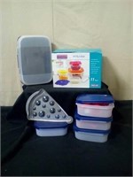 Vacuum food storage and Tupperware containers