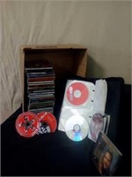 30+ CD's & CD storage case