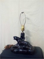 Black panther lamp