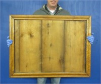 large antique "birds eye maple" picture frame