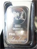 One Ounce .999 Fine Silver Bar
