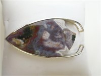 New 925 Silver & Agate Necklace Pendant