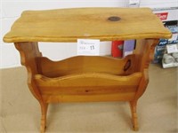Hand Made Pine Side Table