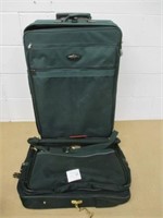 2 Pcs Air Canada & American Tourist Suitcase Set