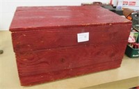 Handmade Antique Wooden Storage Box