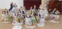 Lot of Occupied Japan Man & Lady Figurines