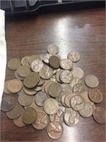 LOT 50 UNSEARCHED WHEAT PENNIES