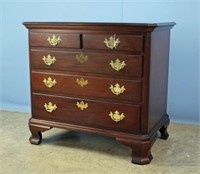 Chippendale Style Mahogany Chest with Five Drawers