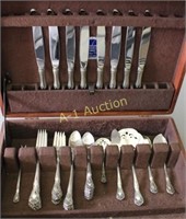 Alvin Sterling "Chateau Rose" Luncheon Set