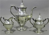 Fisher Three Piece Sterling Coffee Service