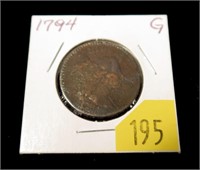 1794 U.S. large cent