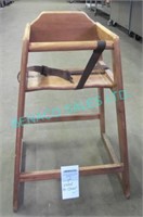 1X, WOOD HI-CHAIR