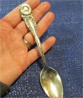 sterling silver IU spoon dated 1909