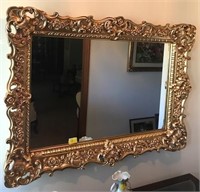 GOLD FRAMED MIRROR 32X45