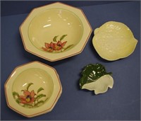 Five piece Royal Doulton dessert set