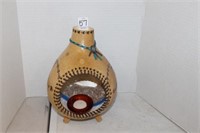 GOURD CANDLE HOLDER