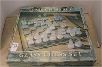 GLASS CHESS SET