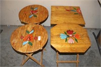 CHOICE OF SMALL FOLDING TABLES