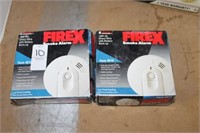 TWO FIREX SMOKE ALARM